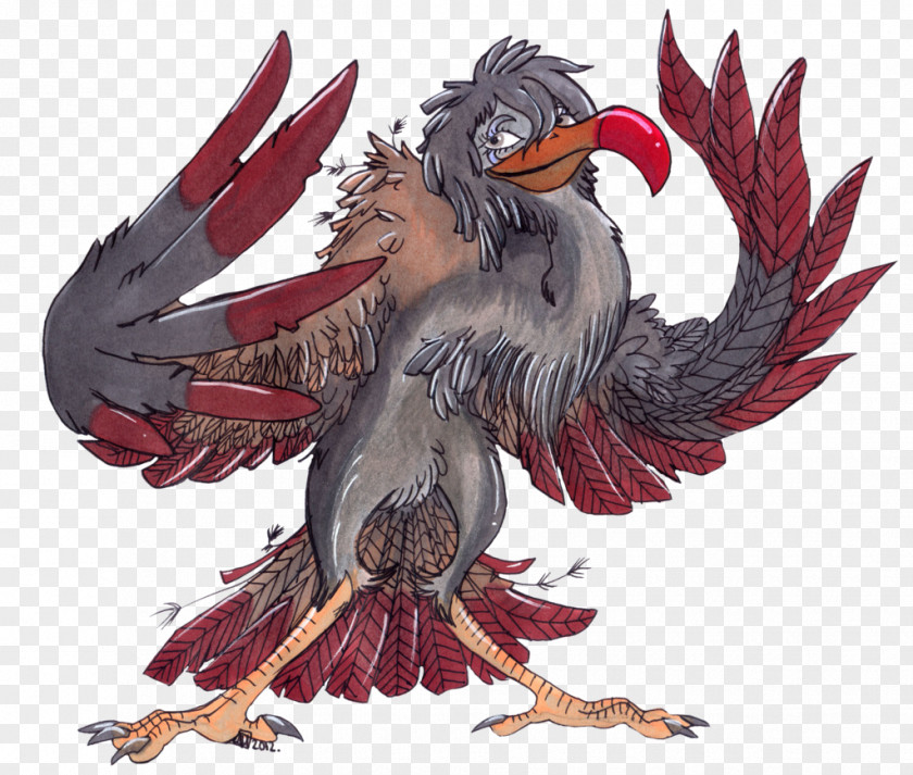 Cecil B Delusioned Rooster Fauna Cartoon Mythology PNG