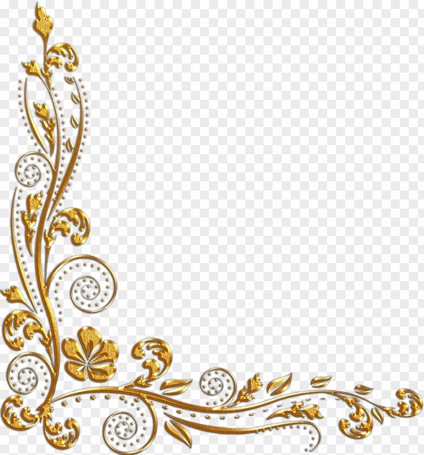 Gold Border Our Glad Picture Frames Clip Art PNG