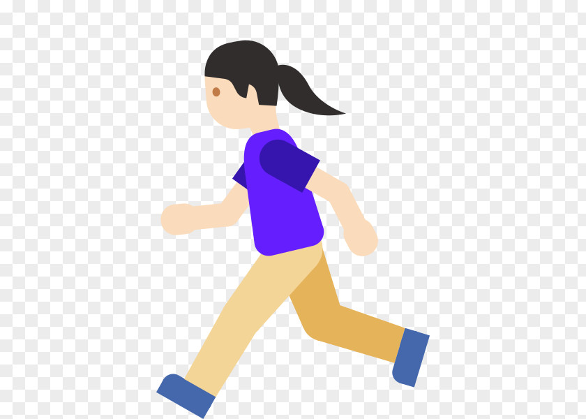 Running Lady Android 7.1 EmojipediaAndroid Run PNG