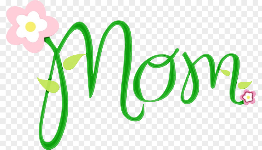 Smile Leaf Green Text Font Logo Line PNG