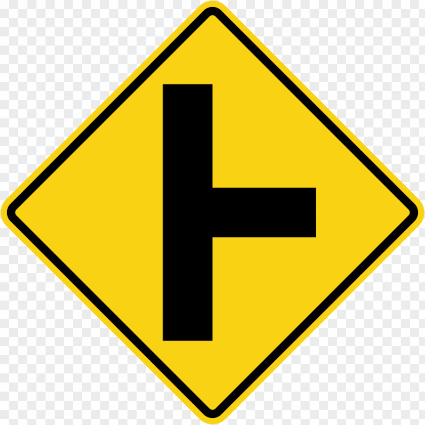 Traffic Signs Rail Transport Sign Three-way Junction Warning PNG