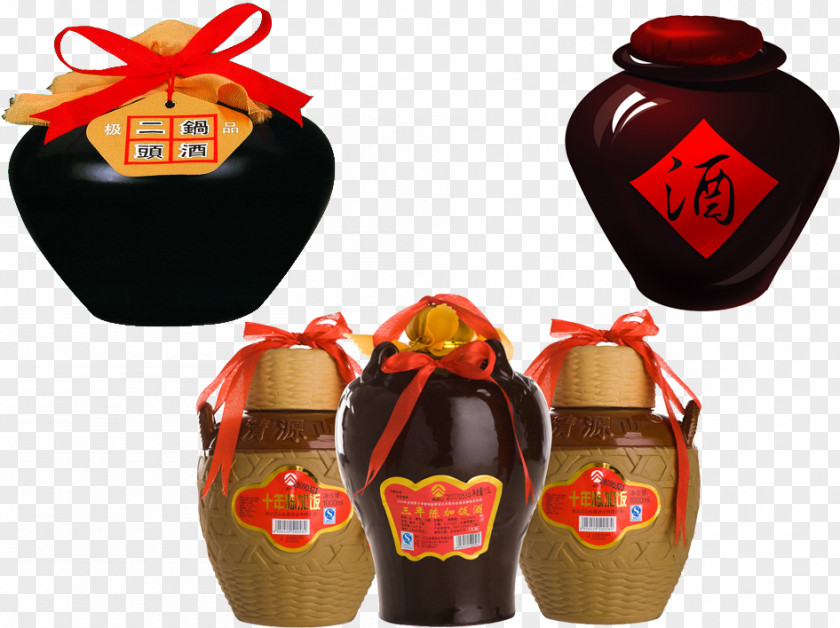 Wine Jar Baijiu Beer Huangjiu Alcoholic Drink PNG