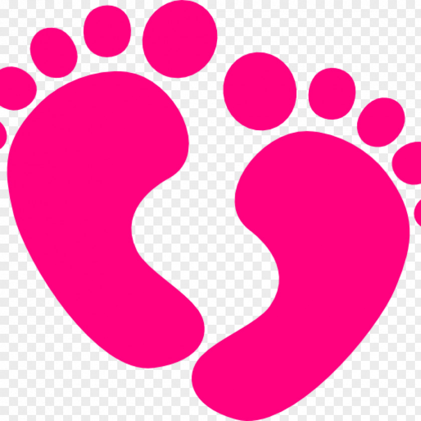 Clip Art Foot Print Decorative Borders Baby Easy Pack Openclipart Image PNG