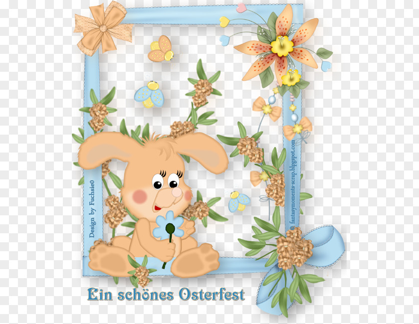 Easter Floral Design Cut Flowers PNG