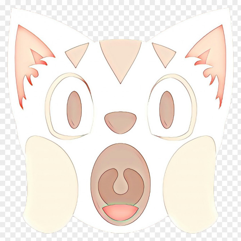 Fawn Peach Cartoon Cat PNG