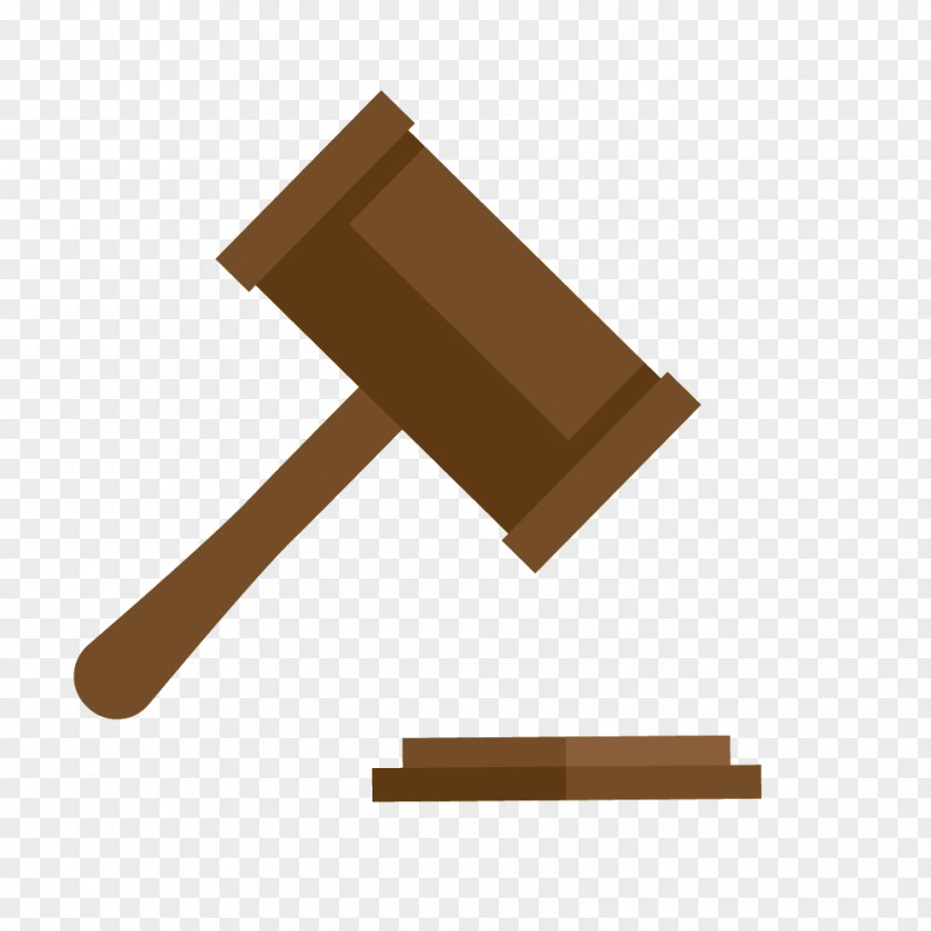 Stock Vector Judge Hammer Gavel Lawyer Court PNG