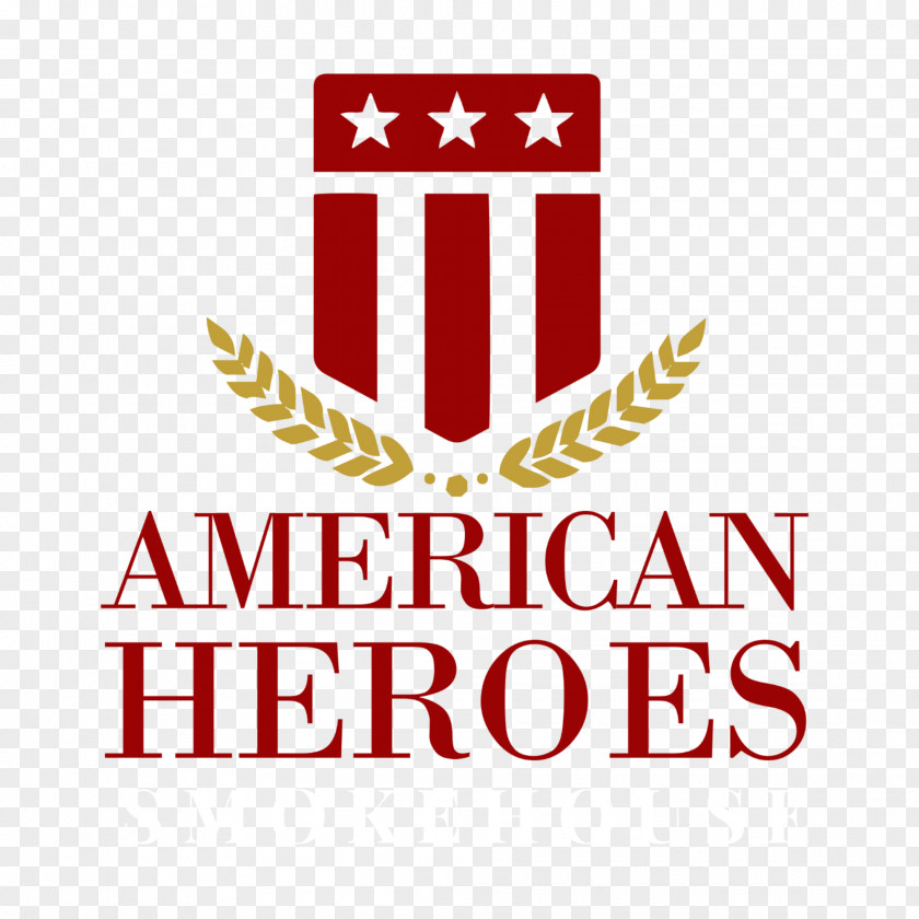American Heroes Smokehouse Barbecue Logo Pig Roast PNG