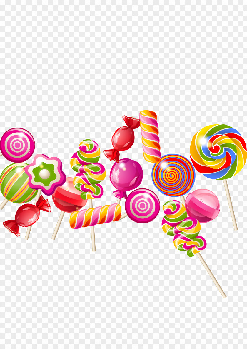 Candy Lollipop Cane Taffy PNG