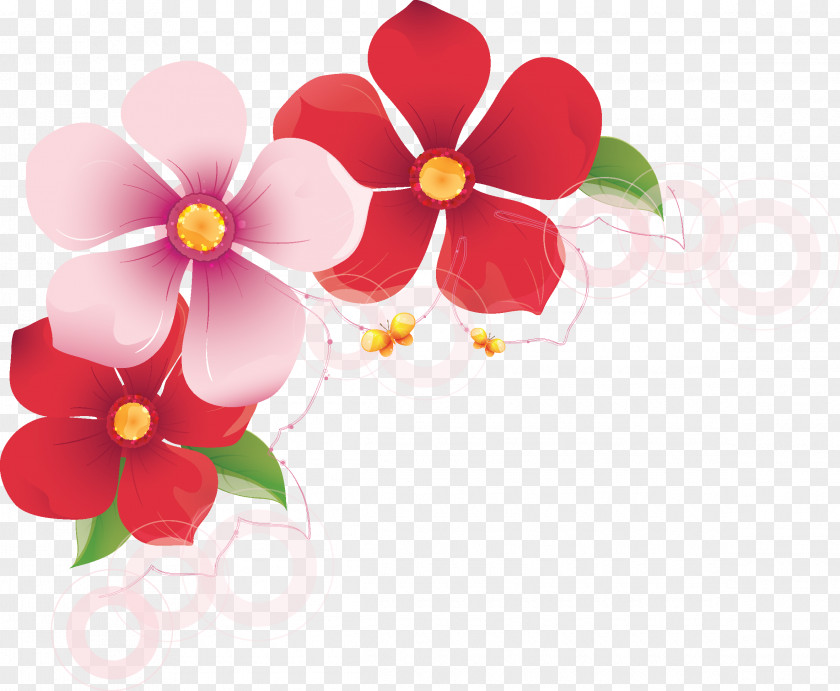 Flower Image Floral Design Art Painting PNG