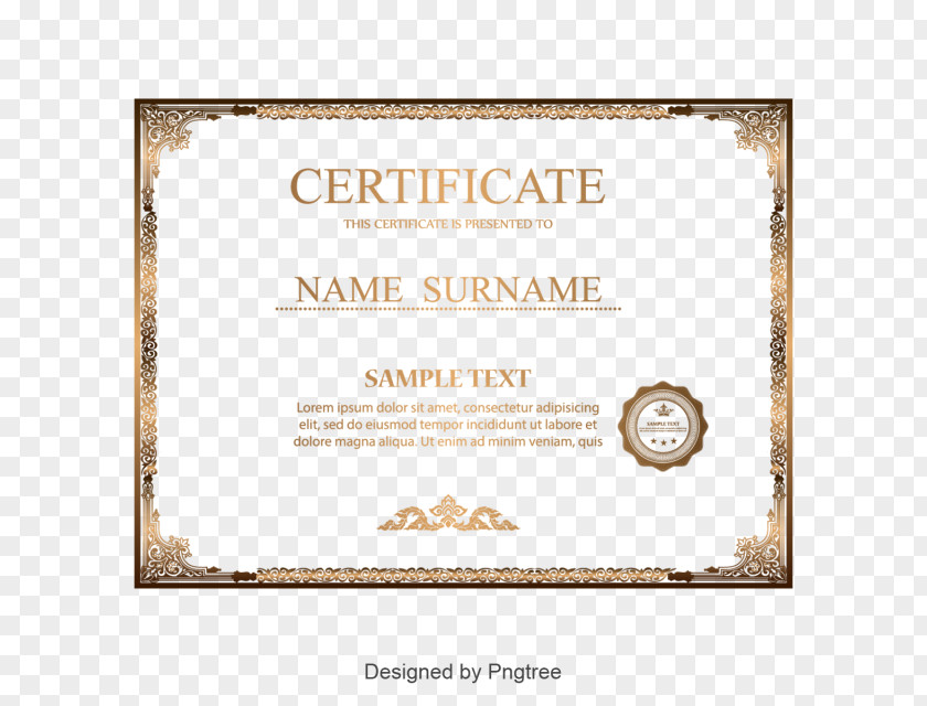 Rectangle Party Supply Certificate Borders PNG
