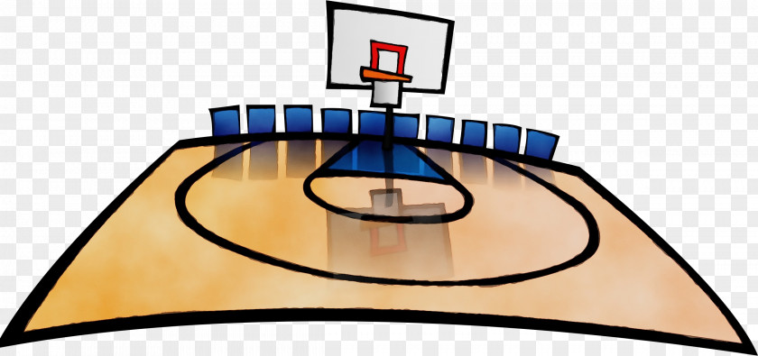 Sport Venue Basketball Hoop Logo Cartoon Sports Playground PNG