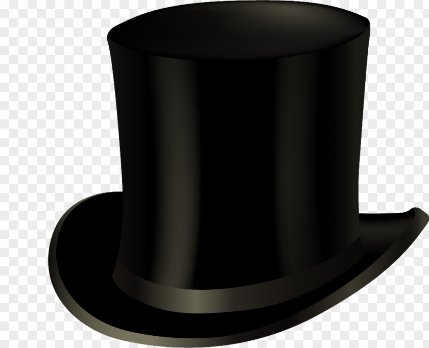 Vector Hand-painted Hat Bowler Illustration PNG