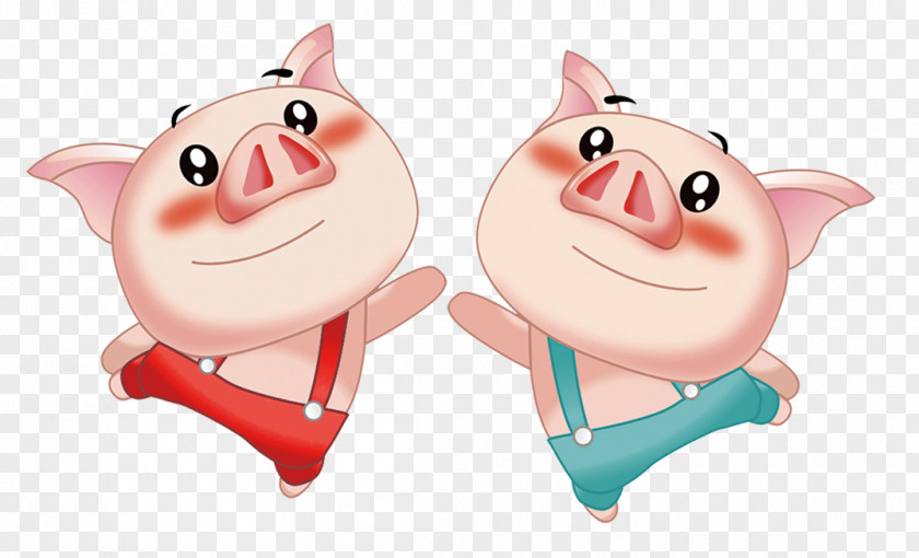 Cartoon Pig Domestic Avatar Comics PNG
