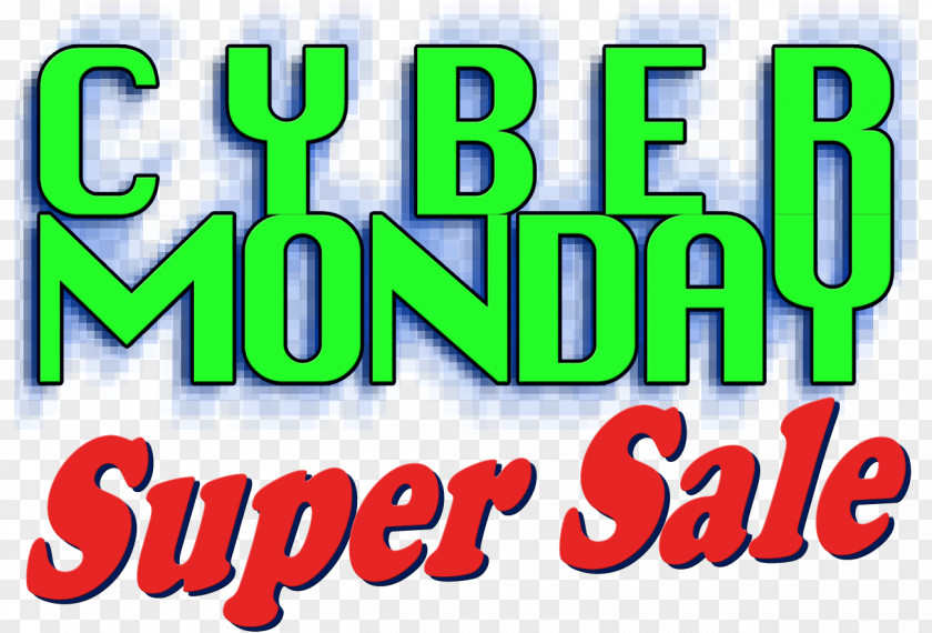 Cyber Monday Sale Logo Brand Green Font PNG