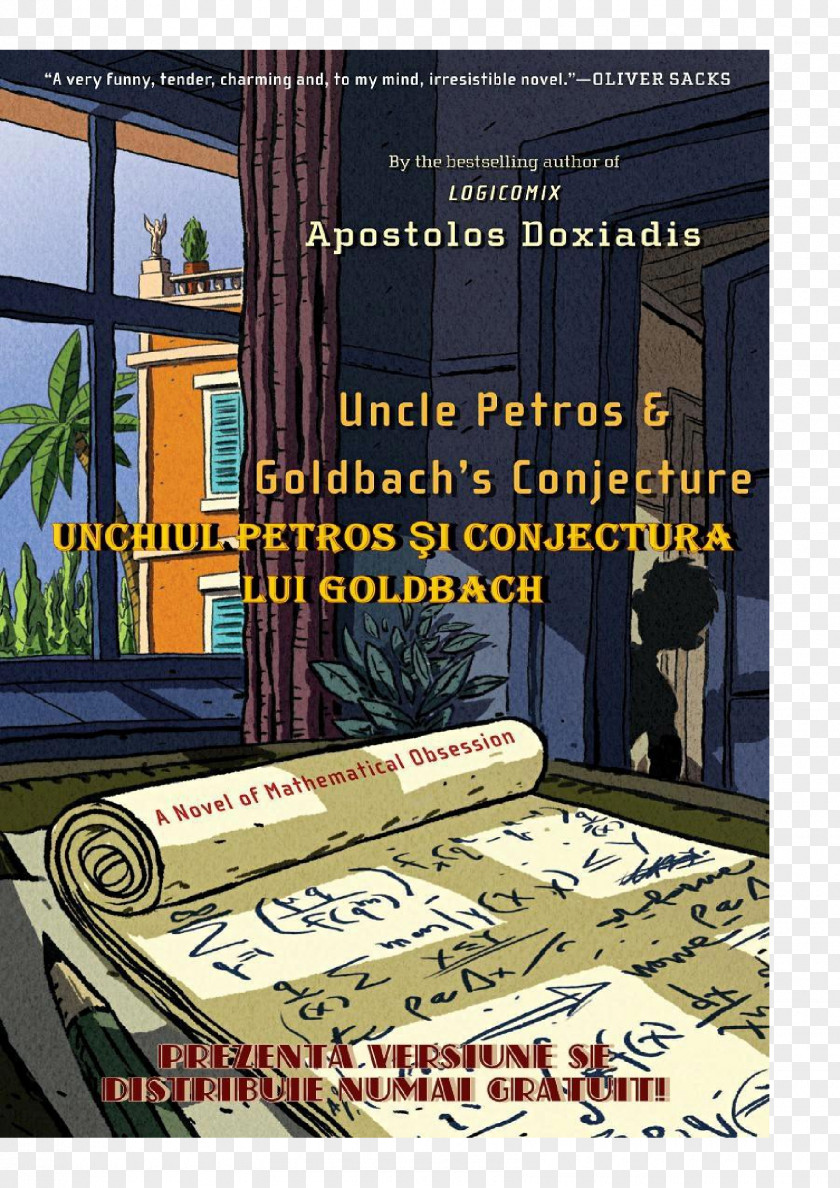 Mathematics Uncle Petros And Goldbach's Conjecture Logicomix Red Dyed Hair Novel PNG