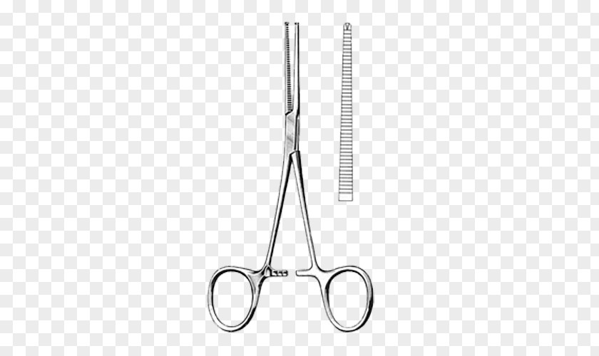 Ocher Hemostat Tweezers Surgery Hemostasis Forceps PNG