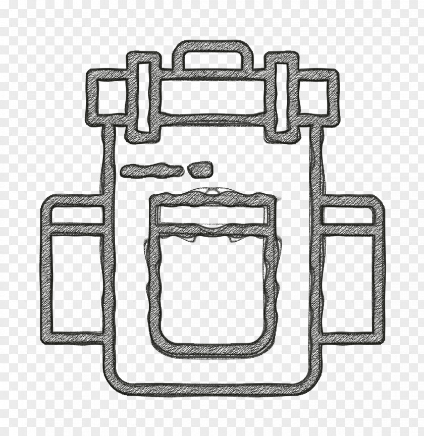 Camping Outdoor Icon Backpack PNG