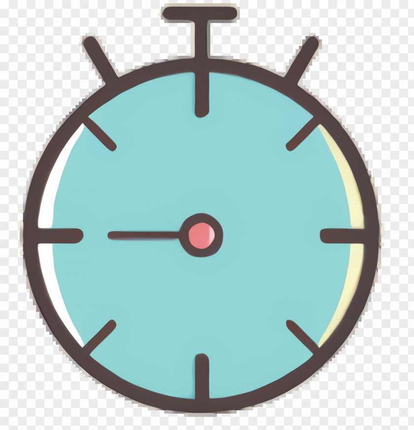Clock Aqua Background PNG
