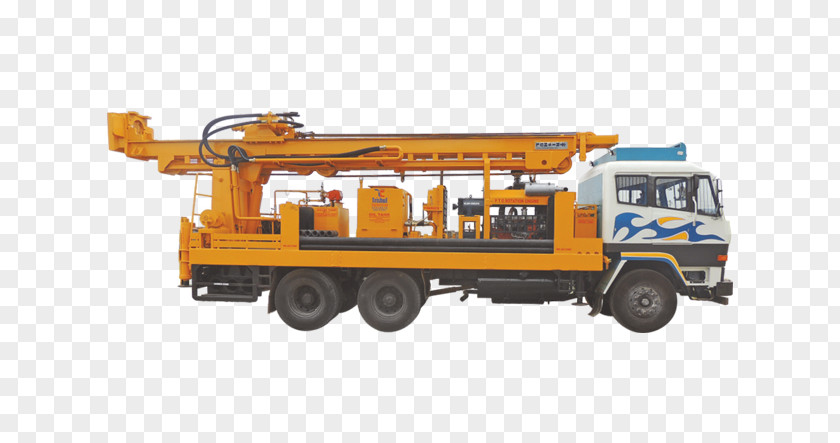 Crane Machine Drilling Rig Down-the-hole Drill PNG
