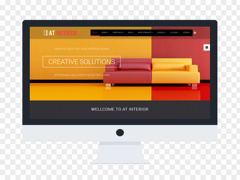Interior Responsive Web Design Template Services Furniture PNG