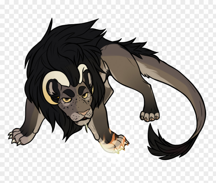 Lion Cat Demon Dog Mammal PNG