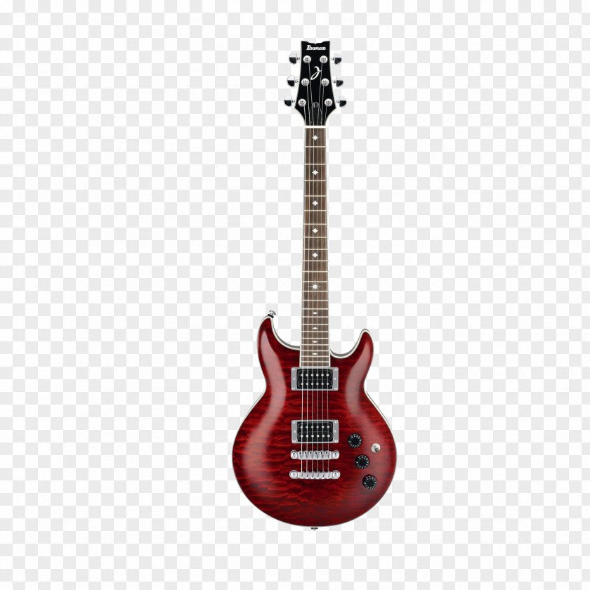 Red Electric Guitar Ibanez JEM Fingerboard PNG