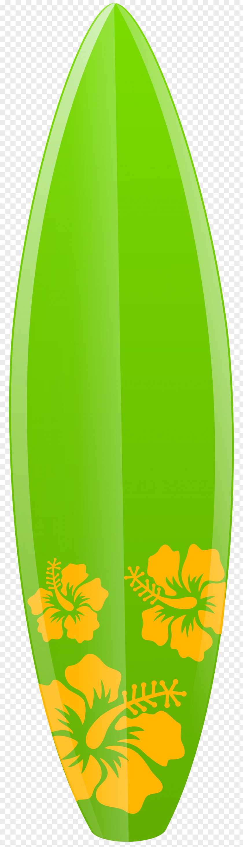 Surfboard Clip Art Hawaii Green Leaf Tree Flower PNG