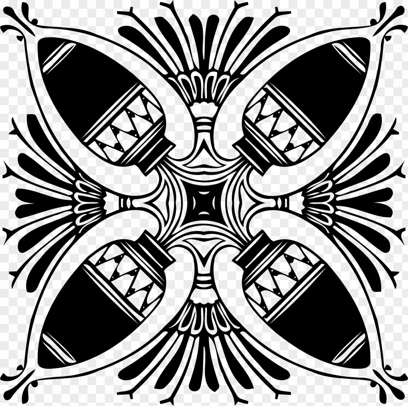 Symmetric Drawing Painting Coloring Book PNG
