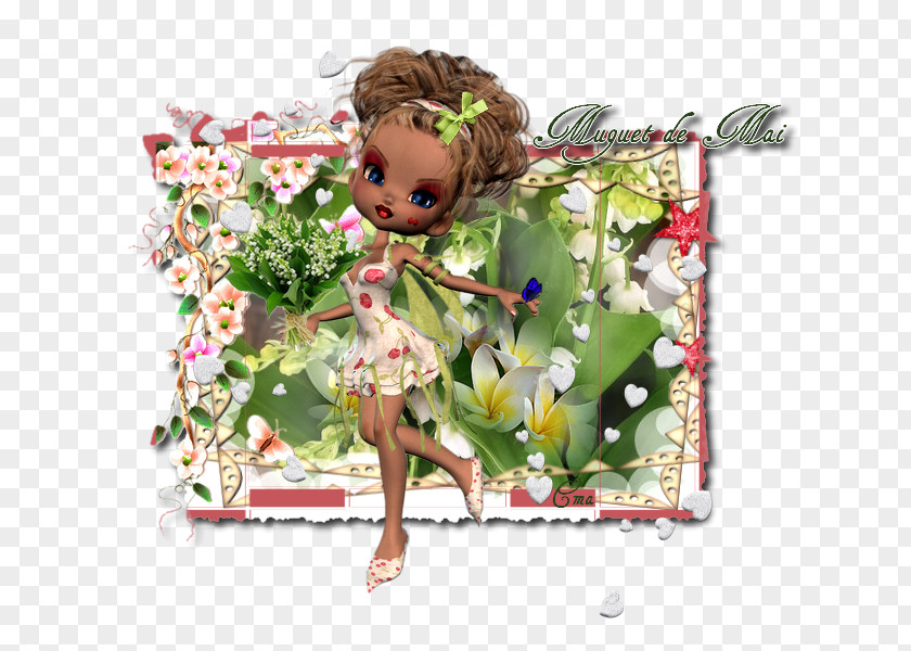 Fairy Floral Design PNG