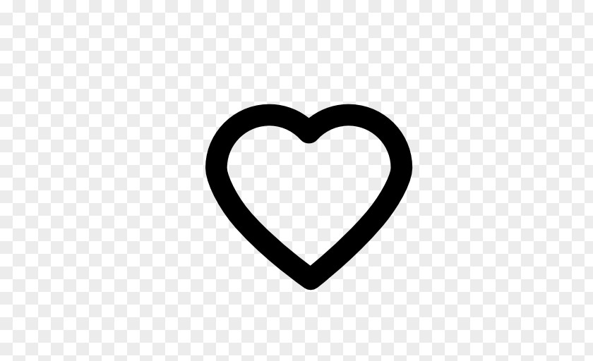 Hollow Vector Heart Love Symbol PNG