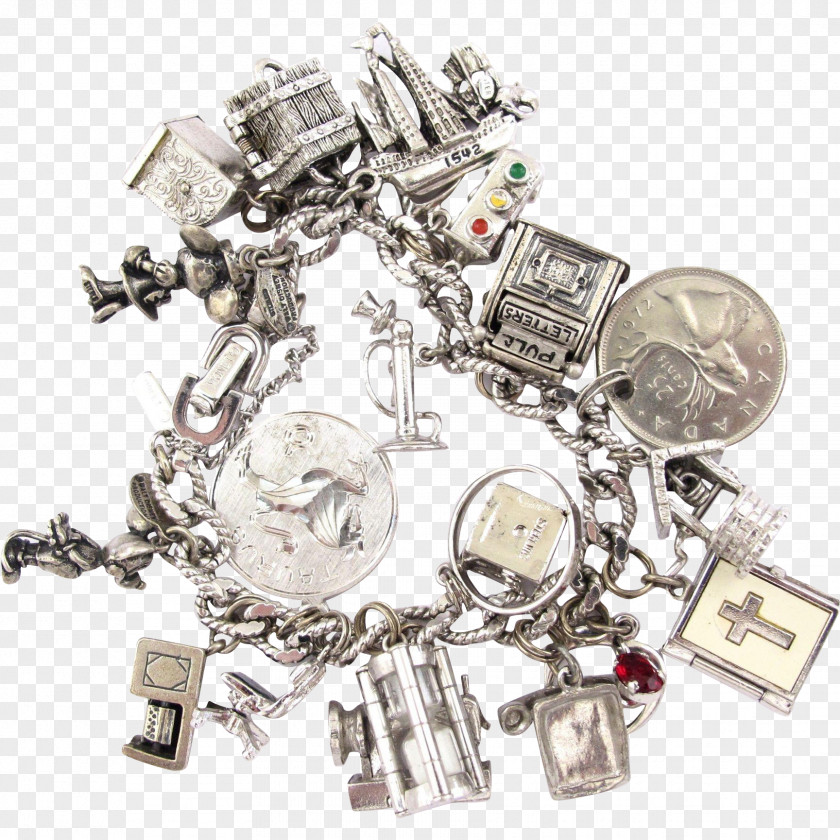 Jewellery Silver Charm Bracelet Metal Clothing Accessories PNG
