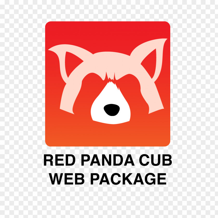 Red Panda Logo Brand Clip Art PNG