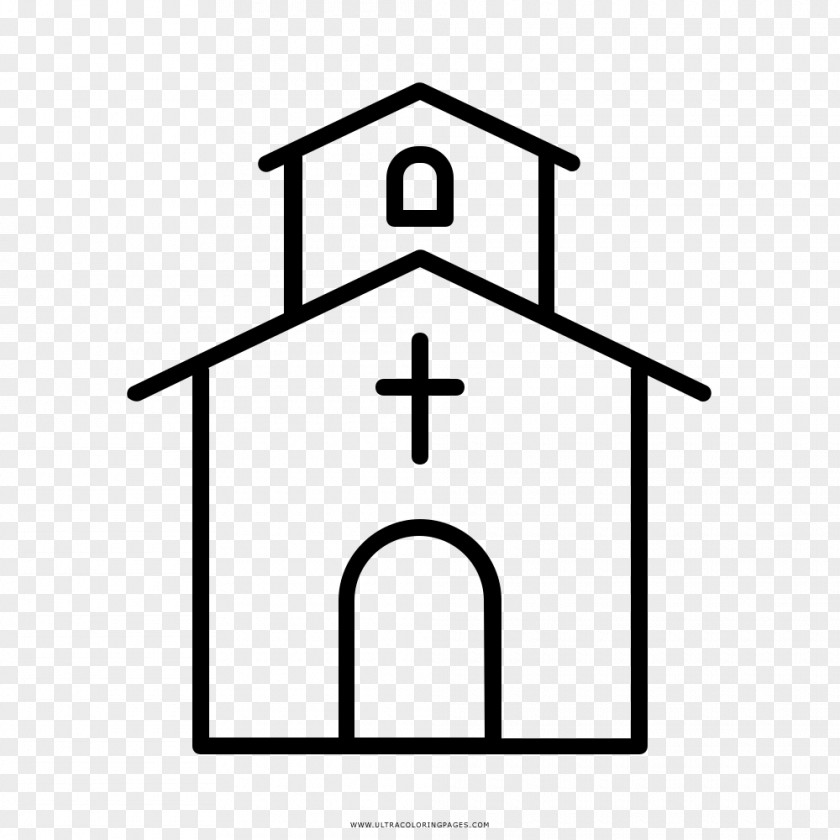 Church Christian Drawing Coloring Book PNG