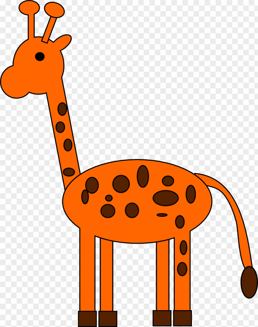 Giraffe Animal Mammal Clip Art PNG