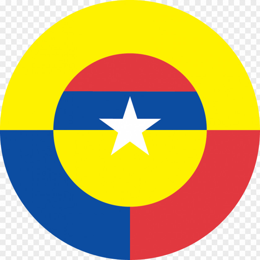 Airplane Colombian Air Force Military Aircraft Insignia Roundel PNG