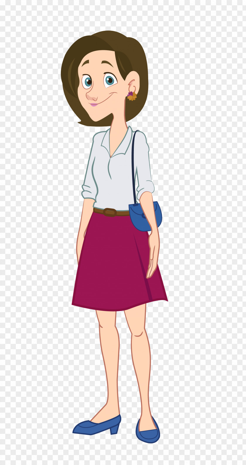 Animation Illustration Woman Image Model Sheet PNG