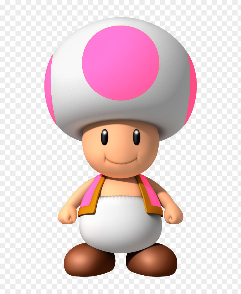Mario Bros New Super Bros. Wii Toad PNG