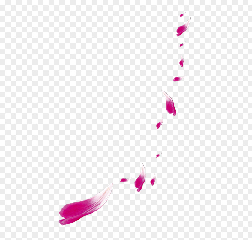 Pink Falling Petal Background Material Free To Pull Color Red PNG