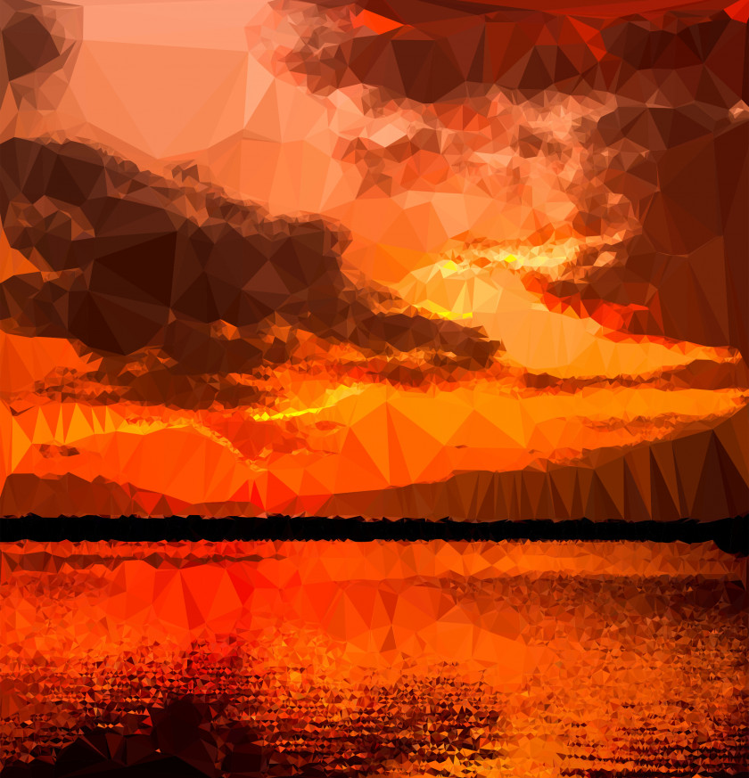 Sunset Sky Clip Art PNG