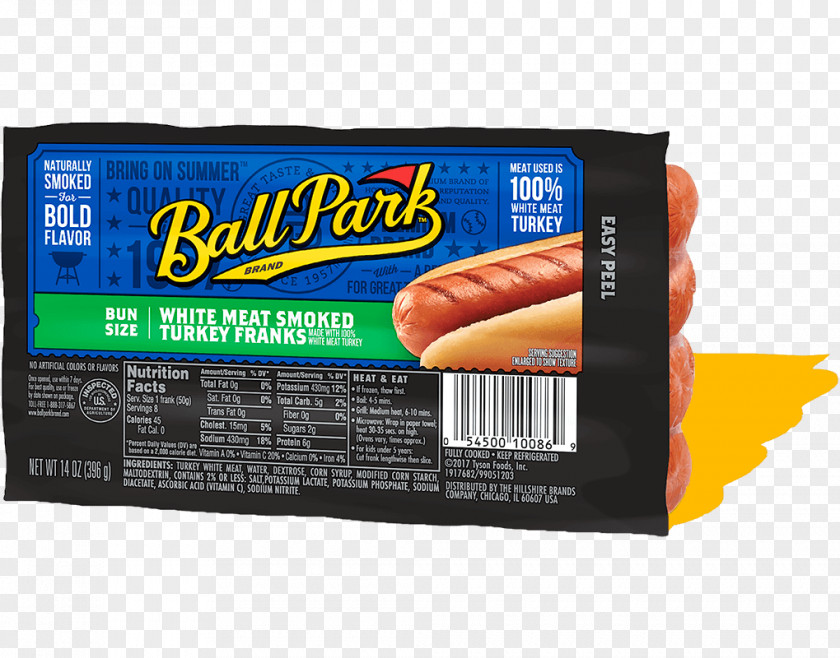Hot Dog Ball Park Franks Beef Bratwurst Bun PNG