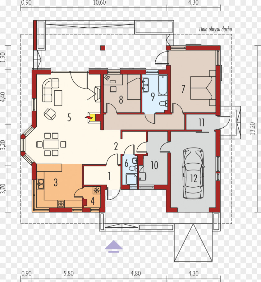 House Building Square Meter Floor Plan Kitchen PNG