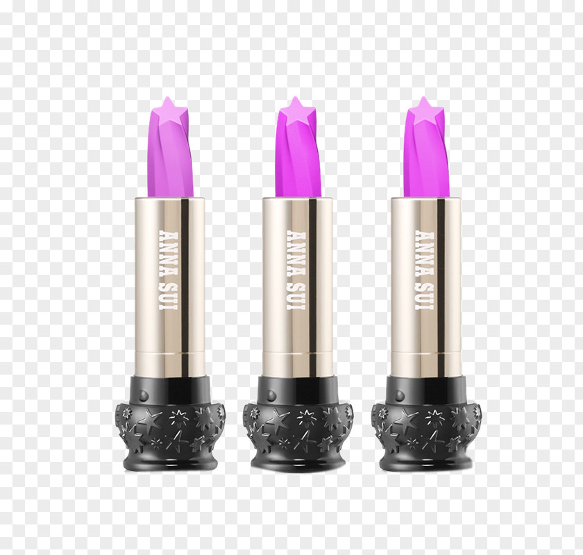 Lavender Anna Sui Lip Gloss Lipstick Cosmetics Color PNG