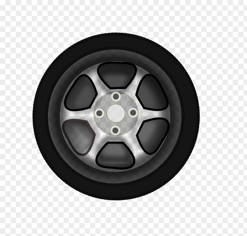 Vector Cartoon Pattern Car Wheel Clip Art PNG