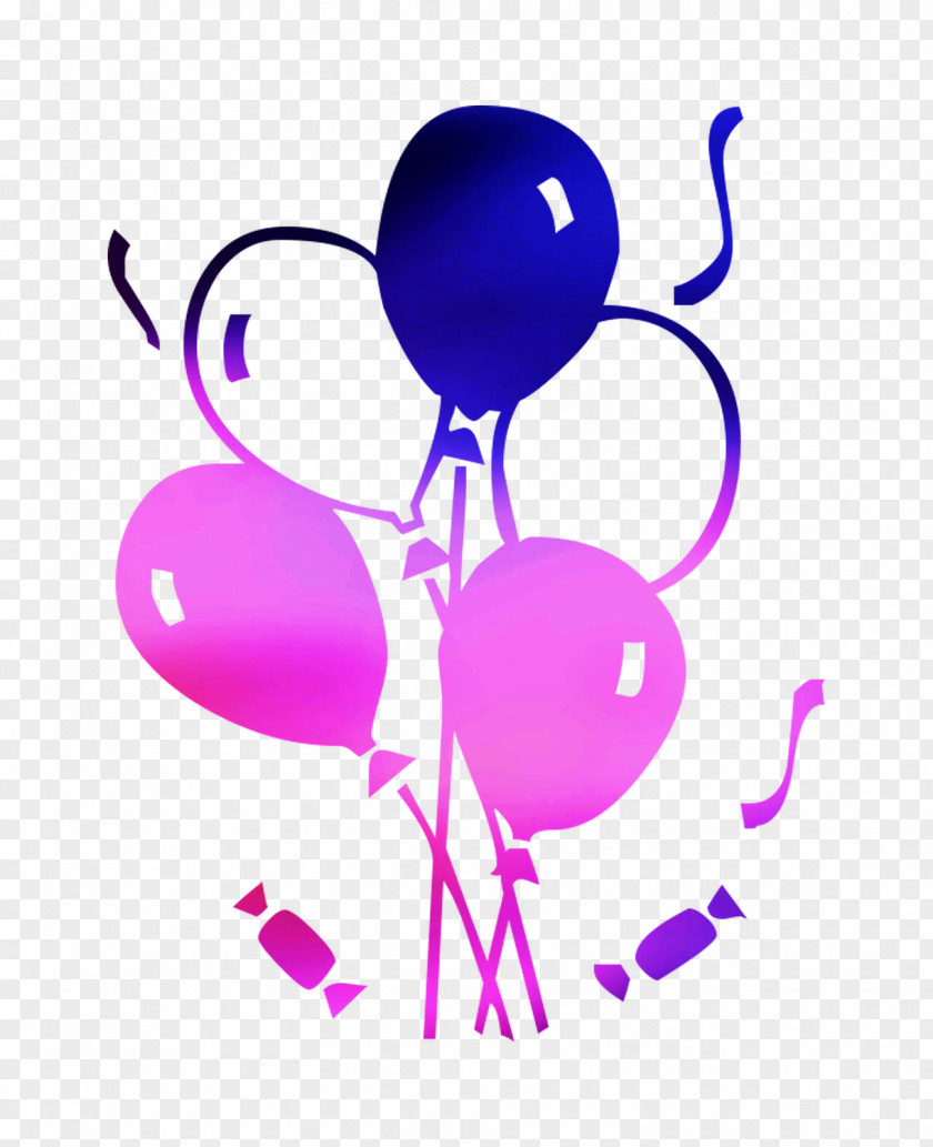 Clip Art Balloon Purple Line PNG