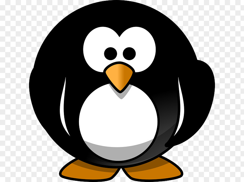Cute Penguin Cartoon Clip Art PNG