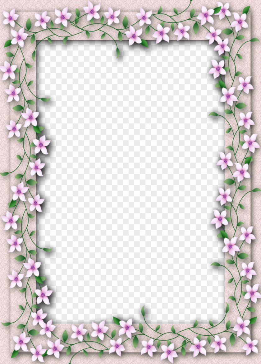 Delicate Frame Cliparts Paper Picture Frames Floral Design Flower Clip Art PNG