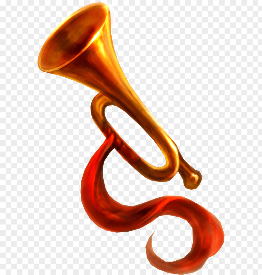 Golden Trumpet Download Musical Instrument PNG