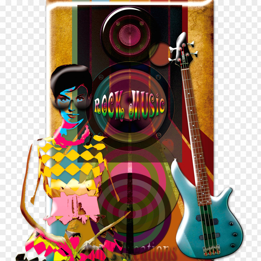 Guitar Art PNG