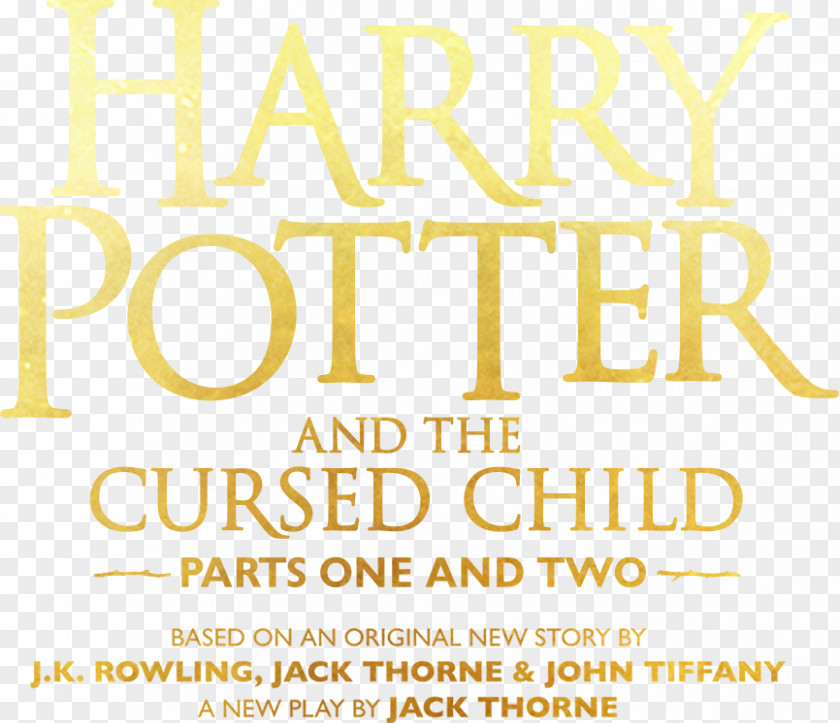 John Tiffany Harry Potter And The Cursed Child Book Brand Font PNG