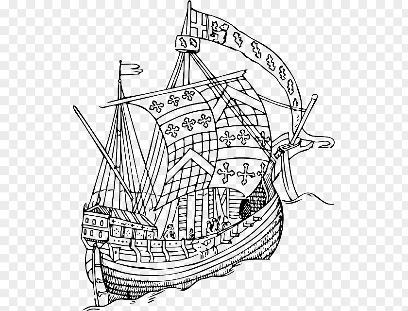 Ship 15th Century All About Ships: With Four Colour Plates And A Large Number Of Drawings Photographs Clip Art Sailing PNG